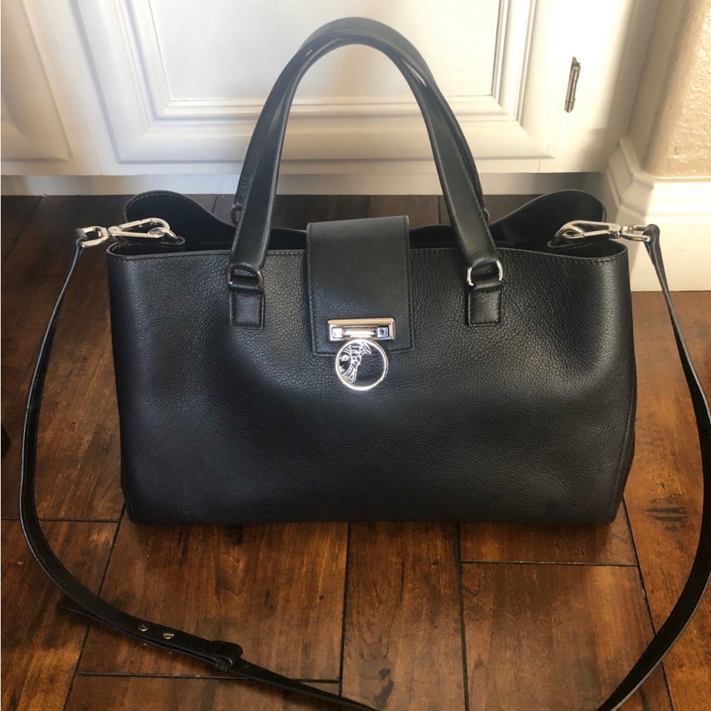 Versace black tote